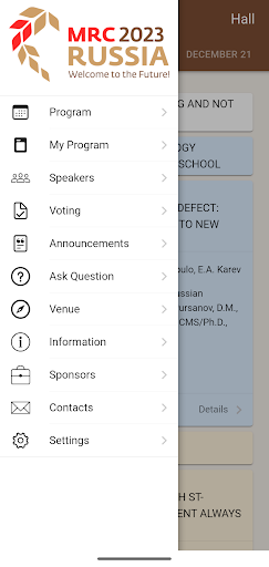 Android application MRC RUSSIA 2023 screenshort