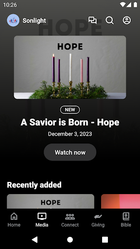 Sonlight Wesleyan Church Screen 2