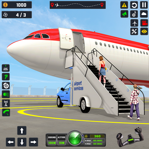 Jogo Airplane Flying Simulator no Jogos 360