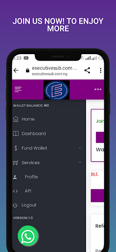 Executive Data Screen 2