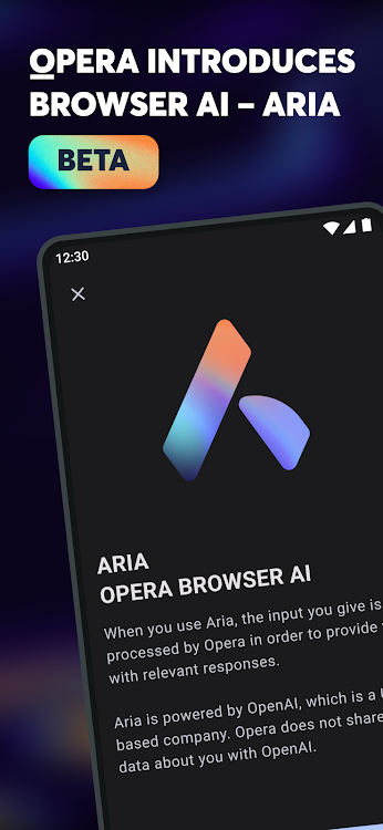 Opera browser beta with AI - 82.0.4341.79320 - (Android)