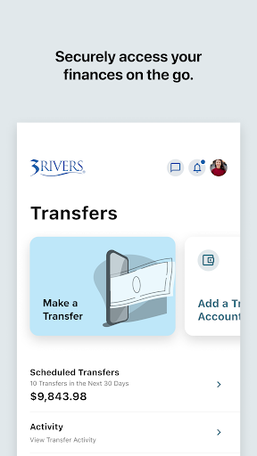 3Rivers Mobile Banking Screen 2