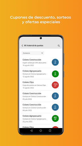 Colono App Screen 2