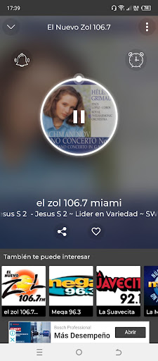 Android application Zol 106.7 Radio Miami screenshort