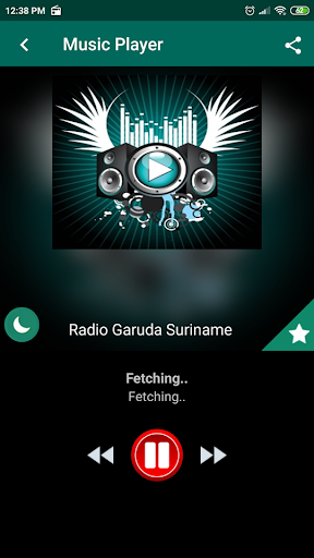 Android application radio garuda suriname online screenshort