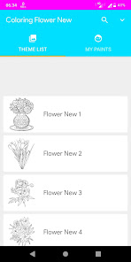 Coloring Flower New 1.0.0 APK + Mod (Free purchase) for Android