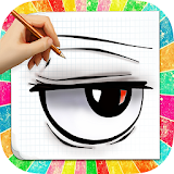 How to draw Anime Eyes icon