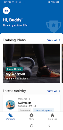 Android application Raritan Bay Area YMCA screenshort