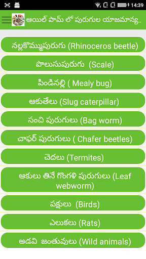 Oil Palm Pests Telugu Screen 3