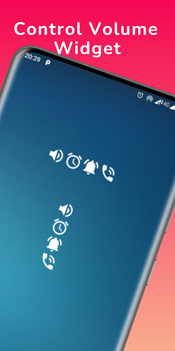 Android application Volume Control Widget screenshort