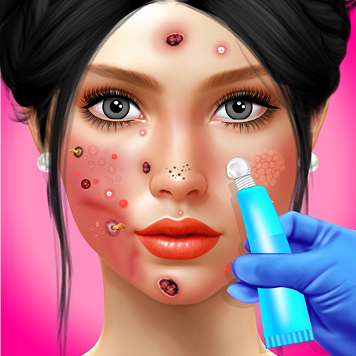 jogos de cuidados de beleza de salão de spa de maquiagem bonita -  Tratamento de cuidados faciais - Makeover DIY Merge ASMR