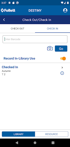 Destiny Back Office Screen 2
