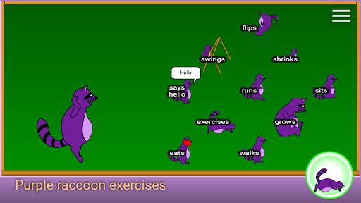 Red Giraffe Says Hello Screen 3