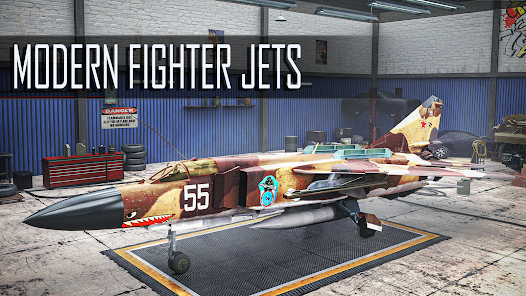 Jet Fighter Plane Game MOD APK 3.7 (Unlimited Money) Android