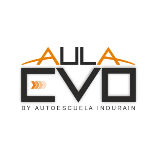 AULA EVO – By Autoescuela Indu Logo