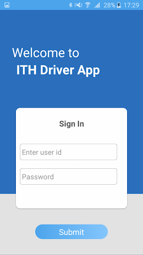 ITH Disha Driver App Screen 2