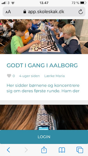 Android application Dansk Skoleskak screenshort