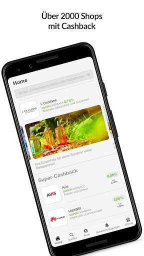 Android application Bestshopping Cashback screenshort