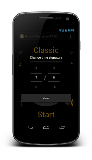 JEOS: Groove Metronome Lite Screen 2