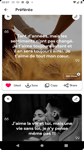 beaux messages d’amour 2024 Screen 2