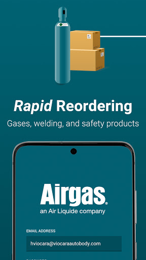 Android application Airgas screenshort