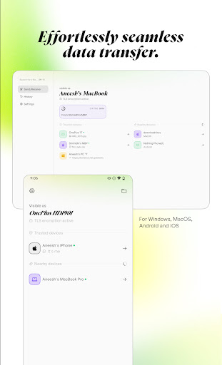 Android application Arc – Seamless File Sharing screenshort