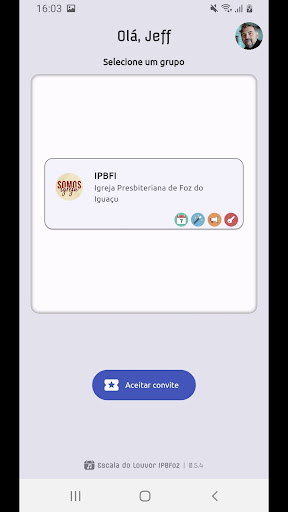 Escala do Louvor IPBFoz Screen 2
