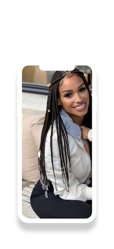 Android application coiffure femme screenshort