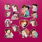 Cover Image of 下载 Love Stickers for WhatsApp  APK