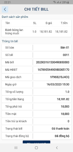 Android application OPOS Bán Hàng screenshort