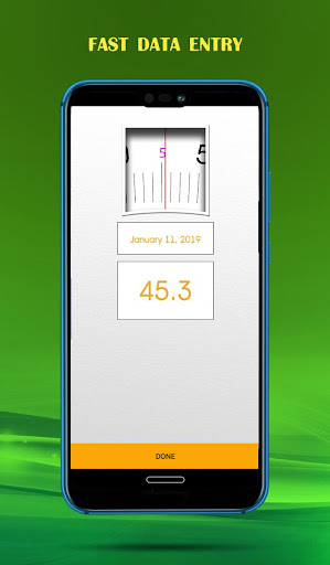 Weight control. BMI calculator Screen 2