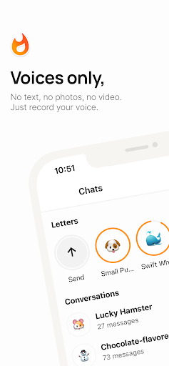 Android application Letta - Random Voice Chatting screenshort