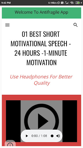 I Am Antifragile - Real Motiva