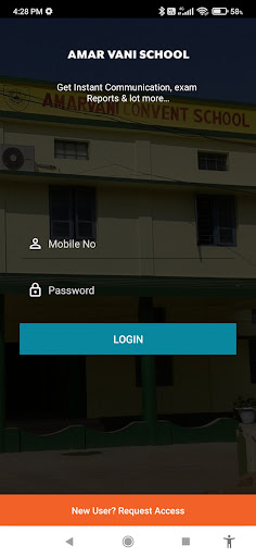 Android application Amarvani School screenshort