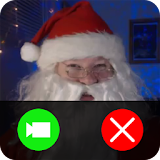 Live video call santa christmas icon