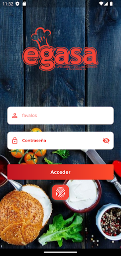 Menú Egasa Screen 3