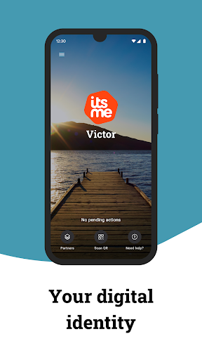 Android application itsme screenshort