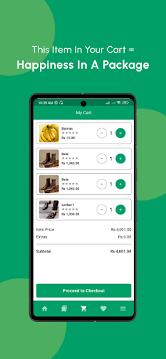 Android application Ansaar Bazar screenshort