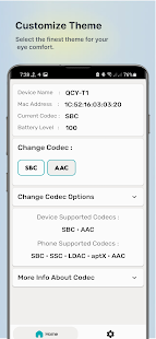 Bluetooth Codec Changer Screenshot