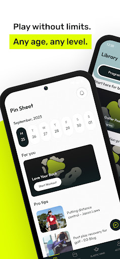 Android application Elastic Golf screenshort