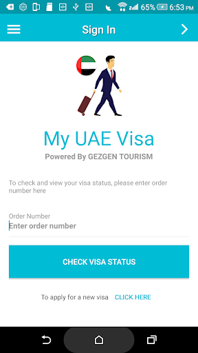 My UAE Visa Screen 3