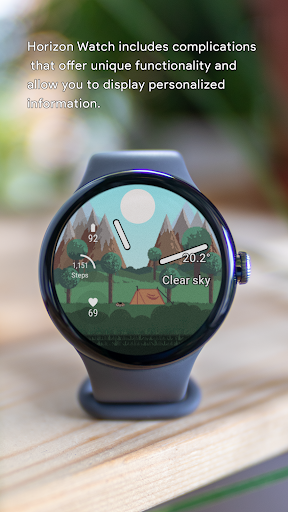 Horizon Pixel Camp Watch Face Screen 3