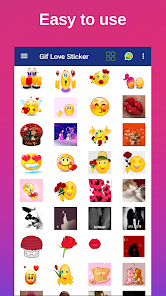 Gif Love Sticker - WASticker  screenshots 1