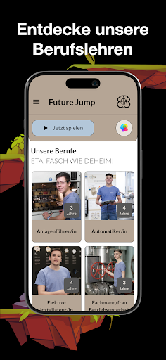 Android application Future Jump screenshort