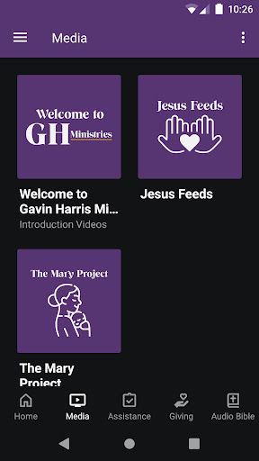 Gavin Harris Ministries Screen 2