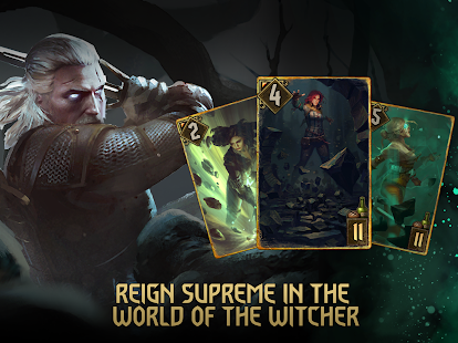 צילום מסך של GWENT: The Witcher Card Game