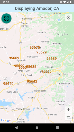 United States Zip Postal Cod