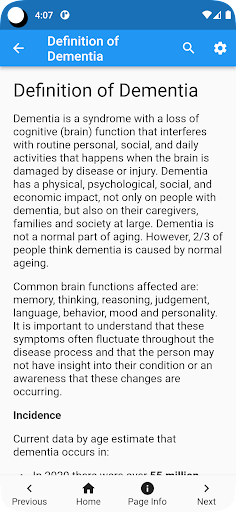 Dementia Guide Expert Screenshot 4 - AppWisp.com