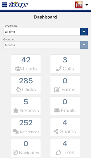 Android application Shooger for Merchants screenshort