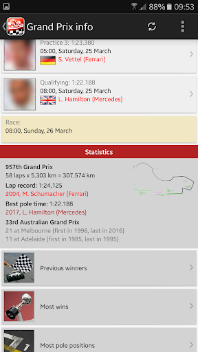 Formula History Results Screen 3